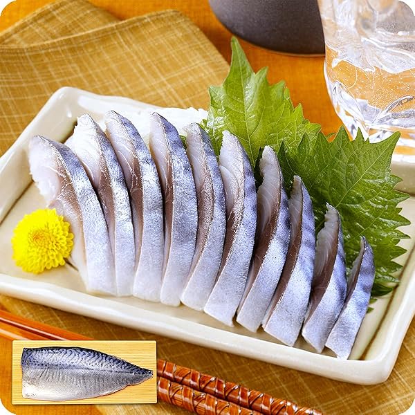 Amazon.co.jp: マルヨ水産 大とろしめさば 1枚（約100〜120g