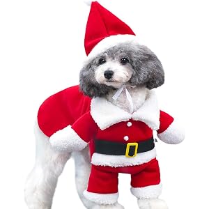 Yolaird ペット服 秋冬ドッグウェア 犬服 クリスマス 衣装 可愛い ペットウェア 犬の服 ペット コスプレ コス…