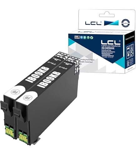 Amazon.co.jp: LCL エプソン用 IB09 IB09CL4B 大容量 顔料 (4色セット