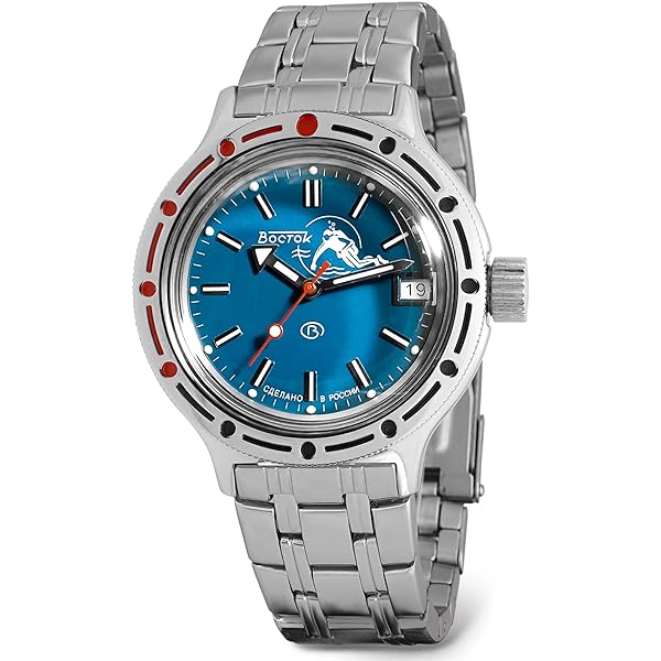 Amazon.co.jp: Vostok Amphibian 自動巻き メンズ 腕時計 自動巻き