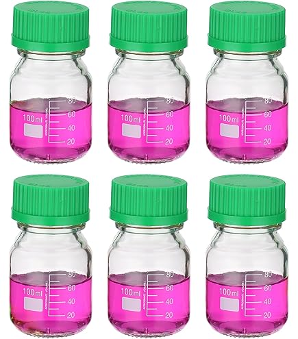 Amazon.co.jp: NATUWORLD 100ml/3.4オンス 空 厚いガラス 目盛り付き