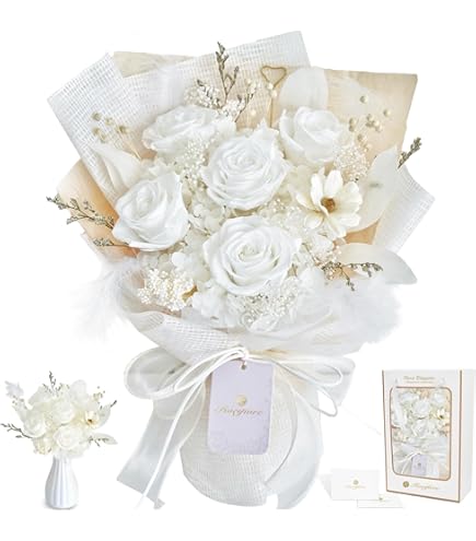 Amazon | プリザーブドフラワー/ウエディングブーケ/ブライダルブーケ