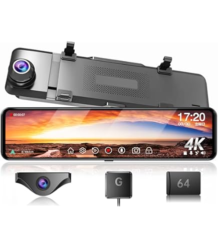 Amazon.co.jp: JADO ドライブレコーダー 前後カメラ 2.5K録画 WIFI/GPS