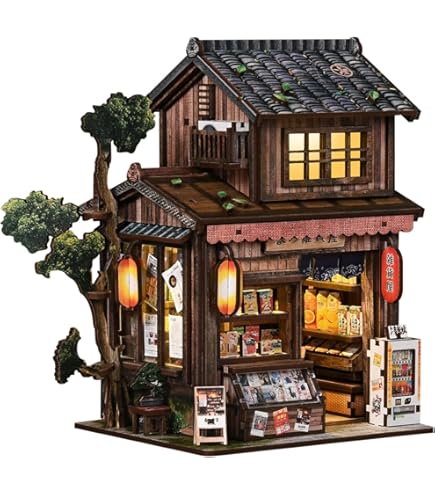 Amazon | DIYブックヌークキット - 和風ミニチュアドールハウスキット