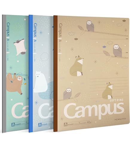 Amazon | KOKUYO コンポジションノート 3パック キャンパス 9-3/4