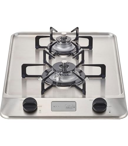 Amazon.co.jp: ノーリツ コンパクトタイプ ビルトインガスコンロ