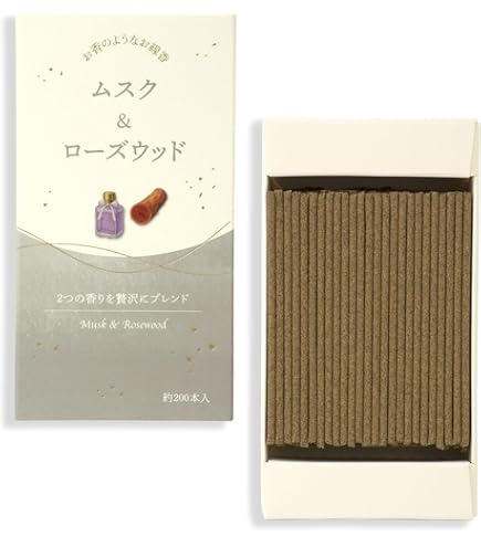 カメヤマ お香のようなお線香 ホワイトティ&茉莉花