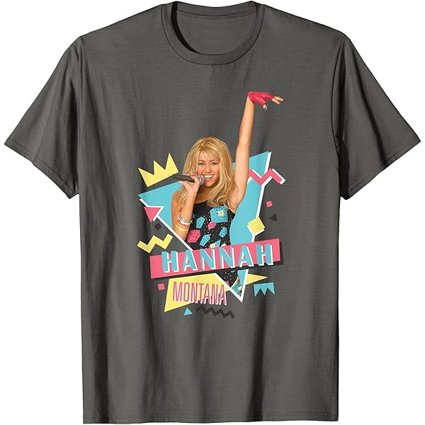 Hannah Montana Tシャツ（黒・白） Amazon | ディズニー ハンナ・モンタナ ワールドツアー レディ