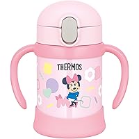 サーモス(THERMOS) まほうびんのベビーストローマグ FJL-250DS ピンク (P) ミニー 250ml