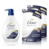 Dove(ダヴ) ボディソープ プレミアム モイスチャーケア (ボディウォッシュ) 本体+詰め替え用 470g+330g×2個