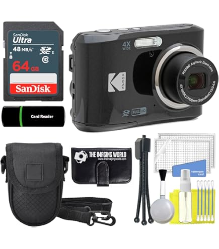 Amazon | Kodak PIXPRO FZ45 デジタルカメラ+ 32GBメモリー