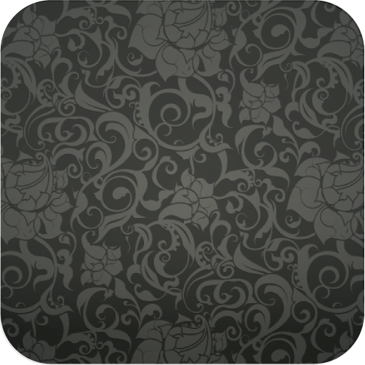 Amazon Co Jp ブラックダマスク柄壁紙 スマホ待受壁紙 Apps For Android