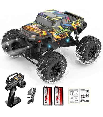 Amazon.co.jp: ラジコンカー オフロード 4WD 四輪駆動 1/16 RC 充電式