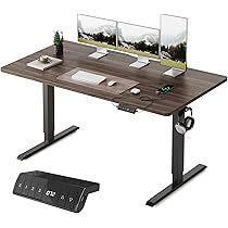Amazon | FEZIBO 電動 昇降デスク USB-A/Type-C付き 幅140cm 奥行70cm