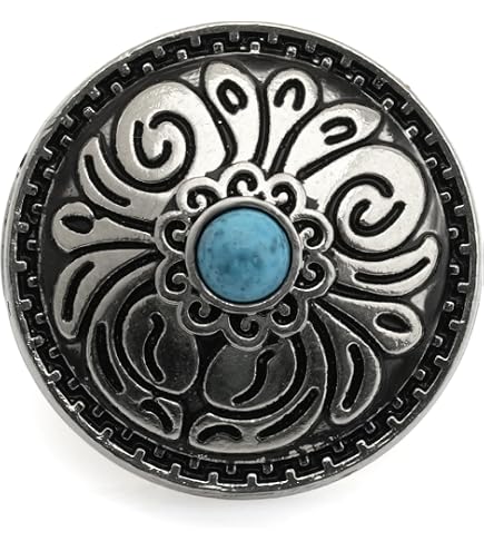 Amazon.co.jp: CRAFTMEMORE 2セット 7/8インチ コイン コンチョ