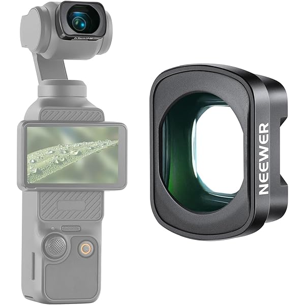 Téléobjectif Grossissement 2x Pour Caméra Osmo Pocket 3 - Zoom Longue Distance, Revêtement HD, Support Magnétique