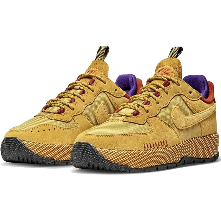 Nikeエアフォースワンワイルドスニーカー ブラウン/グリーン 新品NIKEエアフォース1ワイルドブラウン27 5cmメンズレディース
