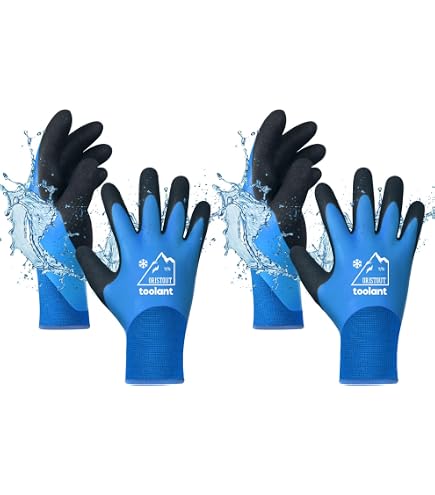 Guanti grip antifreddo rivestimento in schiuma di lattice