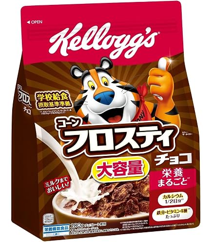 Amazon.co.jp: ケロッグ コーンフロスティ 大容量 320g ×6袋 : 食品