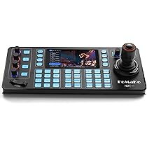 Amazon.co.jp: FoMaKo NDI PTZ コントローラー PoE対応 3インチのLCD