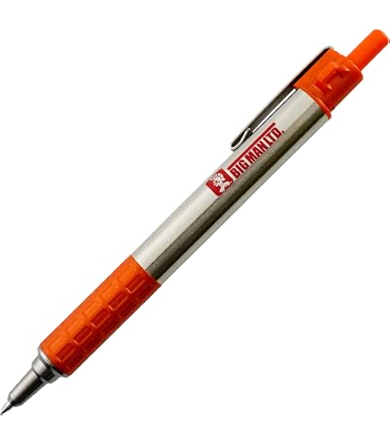 希少 PITCHMAN ピッチマン 葉巻型 ボールペン Amazon | ビッグマン(Bigman) ゼブラ建築用ボールペン 黒 BMZE-01B