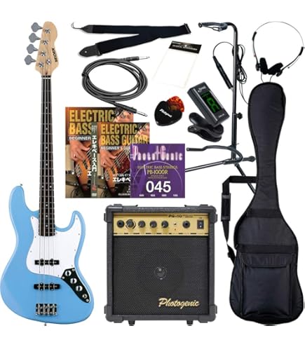 Amazon | ベース 初心者セット 7点 Legend LJB-Z ブラウンサンバースト