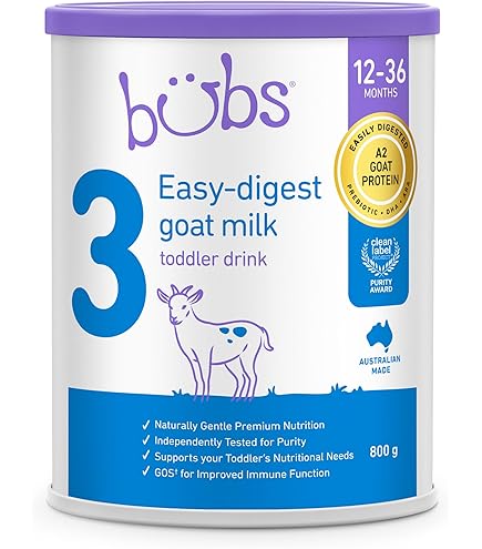 Bubs Organic Grass Fed Toddler Milk Stage 3, Toddlers 12-36 Months