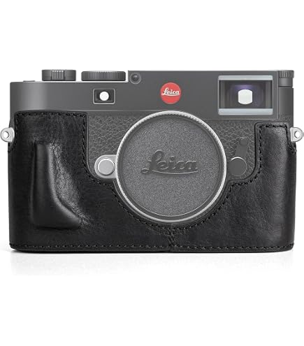 Amazon | LEICA(ライカ) レザーポーチ ブラック ショート [M10用 