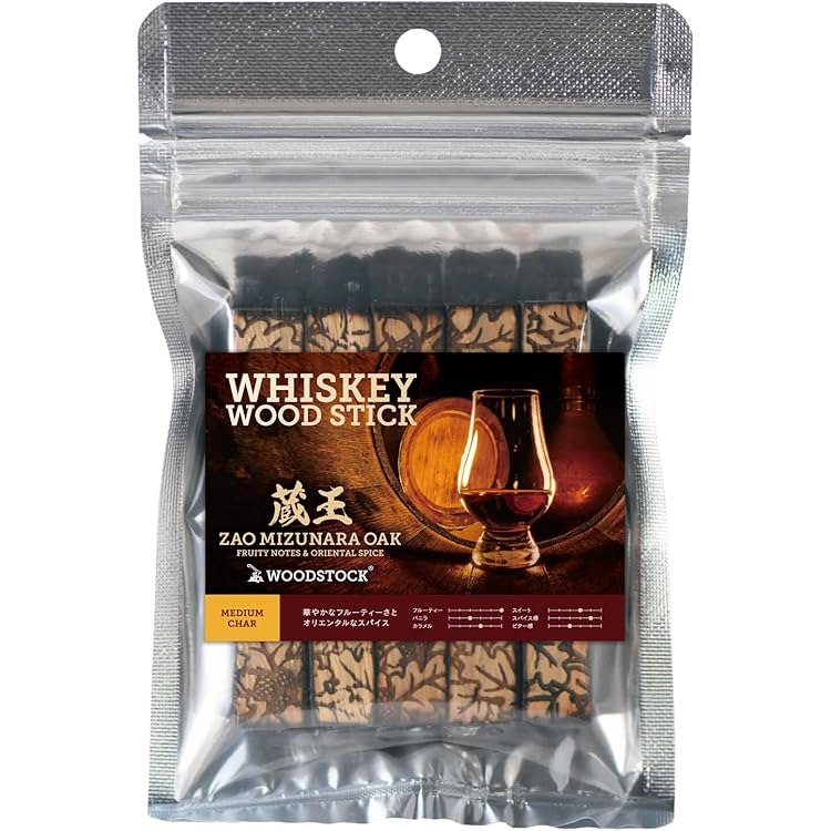 Amazon.co.jp: ウイスキー 熟成 スティック ミズナラ チャー 蔵王産