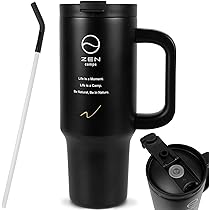 Amazon.co.jp: ZEN Camps タンブラー ストロー付き 887ml 水筒 大容量