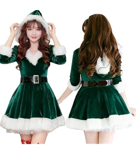 Amazon.co.jp: 雪だるま 可愛い コスプレ サンタ ペア 男女セット