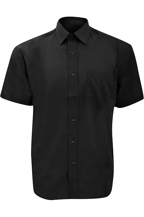 YCOOL Mens Short Sleeve Dress Shirts 
