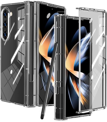 Samsung Galaxy Z Fold5 とペン付きケースセット Amazon.co.jp: Galaxy Z Fold5 用 ケース ガラスフィルム 一体型