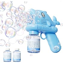 【バブルガン15個セット】1.25Lシャボン玉液付 乾電池入り 動作確認済 Amazon | Zaahir 電動シャボン玉ガン バブルガン 【かわいいイルカ