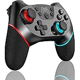 Games Switch Controller For Nintendo, Rechargeable Remote Wireless Switch Lite Controller Gamepad Joypad with Adjustable Turb