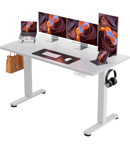 Amazon | Cubicubi 昇降デスク 電動 昇降式テーブル スタンディング