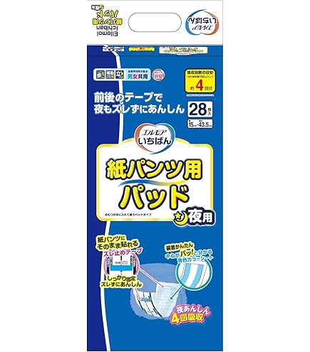 エルモア尿とりパッド パワフル吸収 30枚 ズレ止め