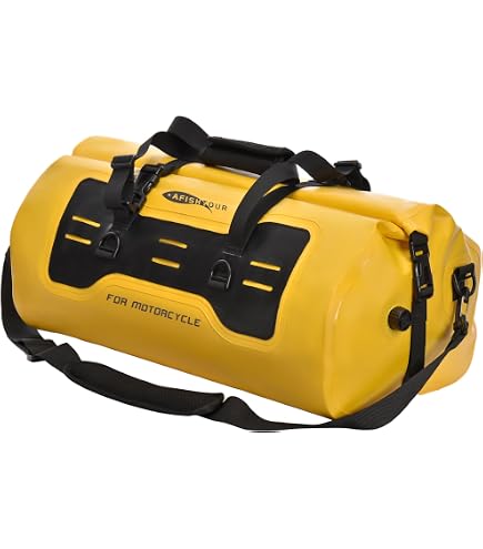 20L Waterproof Motorcycle Tail Bag - Duffle Dry Bag For Bike, Camping & Travel Gear