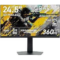Amazon.co.jp: GRAPHT ゲーミングモニター THE SHOOTER QD MiniLED