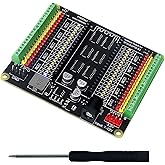 Freenove Breakout Board for ESP32 ESP32-S3 開発ボード プロトボード | ピンヘッダー付きターミナルブロックシールドHAT、GPIOステータスLED、複数の5V 3.3V電源出力