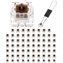 ☆ ブラウンスイッチ 3ピンキーボード 防塵スイッチ DIY 交換可能 60個 71hWWMRWndL._AC_UL210_SR210,