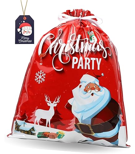 Amazon.co.jp: インディゴ クリスマス ラッピング袋 グリーティング