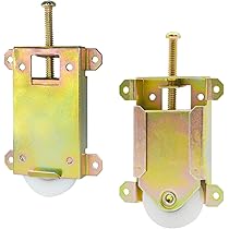 Amazon | スライドミラー クローゼット ドアローラー 交換用金具