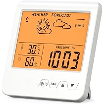 Amazon.co.jp: Timloon デジタル温湿度計 室内温度湿度計 天気予報