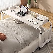 ホワイト マッサージテーブル 調整可能 電動フェイシャルベッド Composite (2モーター) オフホワイト 長