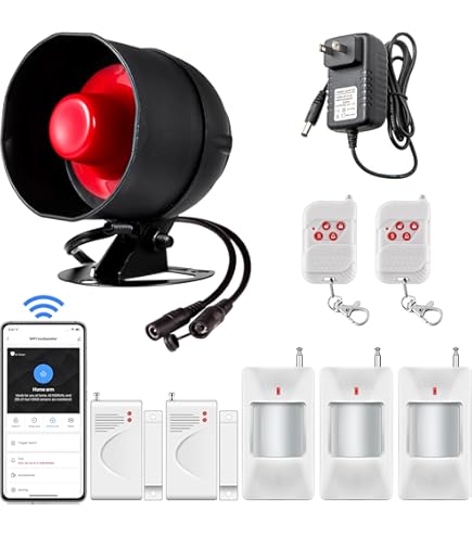Brennenstuhl BrematicPRO Smart Home Sirene / Funk-Alarmsirene (Smart Home Alarmsystem für außen