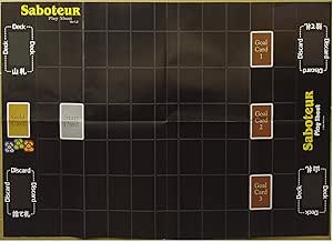 Amazon お邪魔者プレイシート ボードゲーム用 プレイマット Ver1 2 黒 カードゲーム トランプ おもちゃ