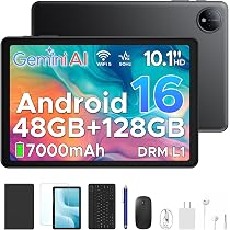 Amazon.co.jp: 【2026 Android 16 タブレット 10インチ セット版 】P10