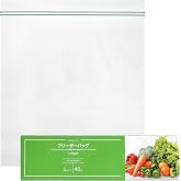 by Amazon フリーザーバッグ マチなしタイプ Lサイズ 40枚×1箱