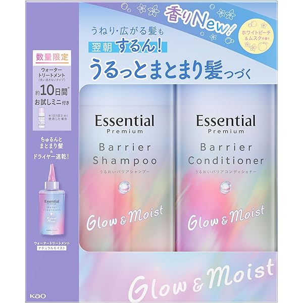 Amazon | エッセンシャル プレミアム グロー＆モイスト シャンプー お